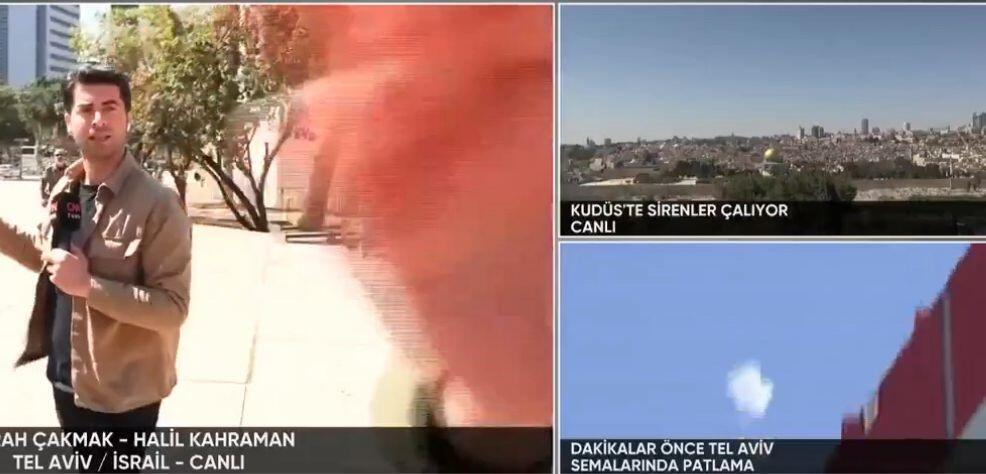 توقيف مراسلَين أجنبيين في تل أبيب بعد تصوير مجمّع "الكِريا" (تصوير شاشة) توقيف مراسلَين أجنبيين في تل أبيب بعد تصوير مجمّع "الكِريا"