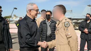 نتنياهو من قاعدة جوية في الجنوب