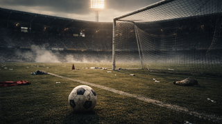 كرة القدم تدفع ثمن الحرب