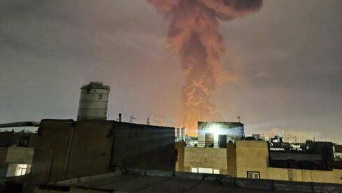 قصف في إيران 