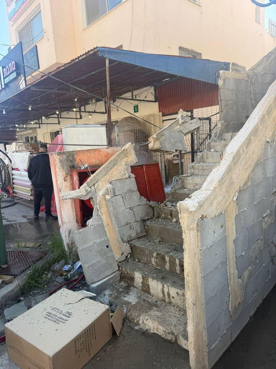 شظايا في البلدات العربية (وفق البند 27 أ) شظايا في البلدات العربية