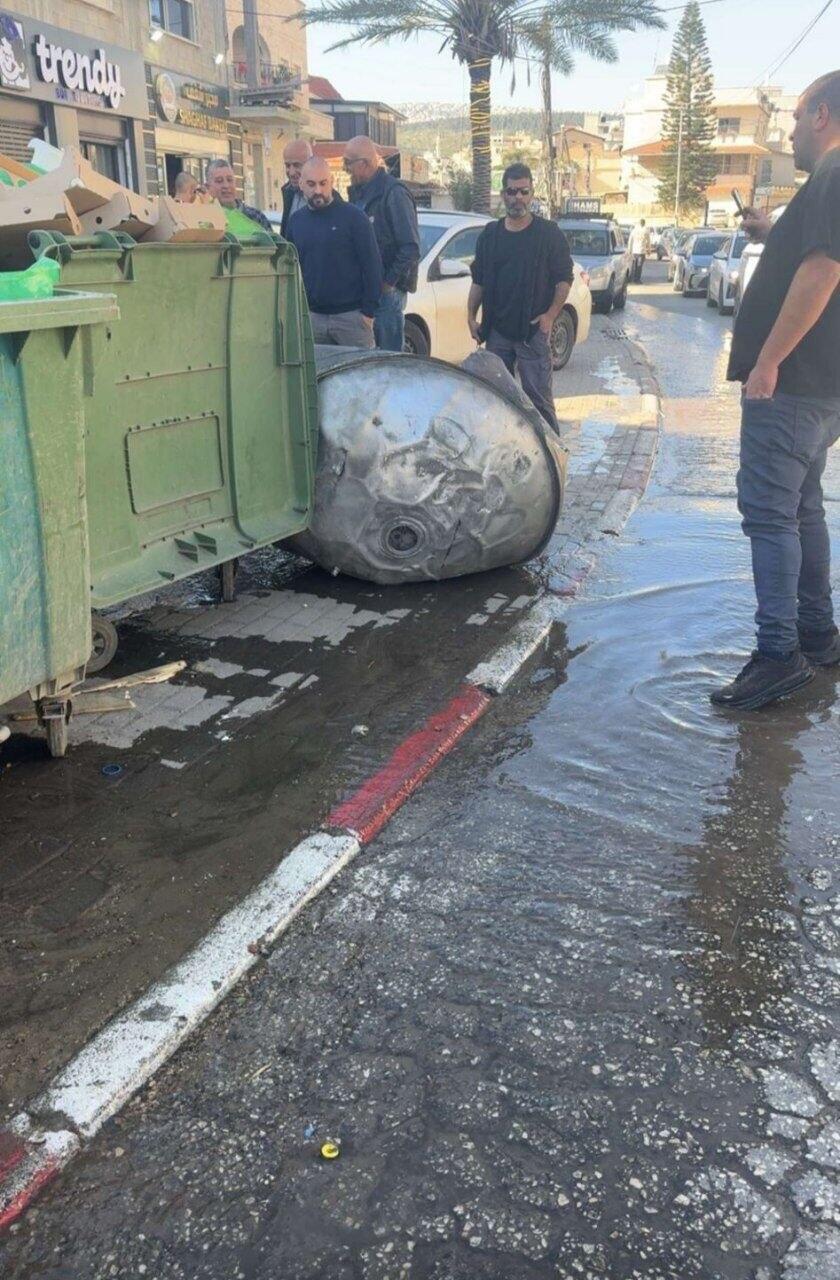 شظايا في البلدات العربية