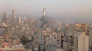  الجيش الإسرائيلي يضرب بيروت