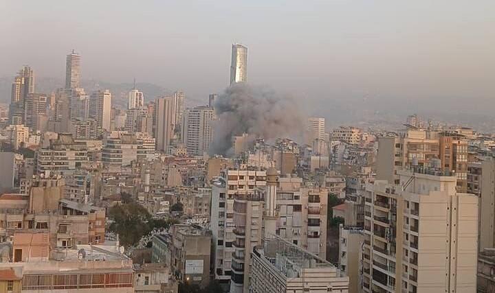  الجيش الإسرائيلي يضرب بيروت