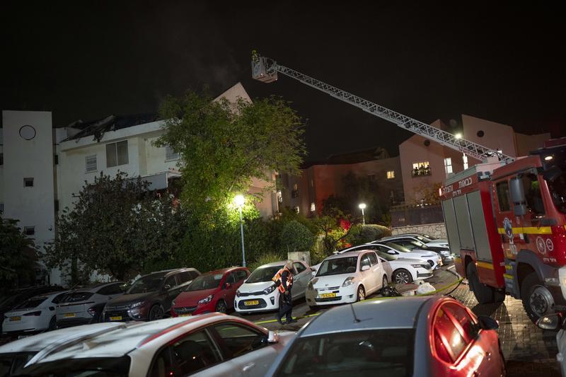 أضرار في مركز البلاد إثر هجوم صاروخي من إيران