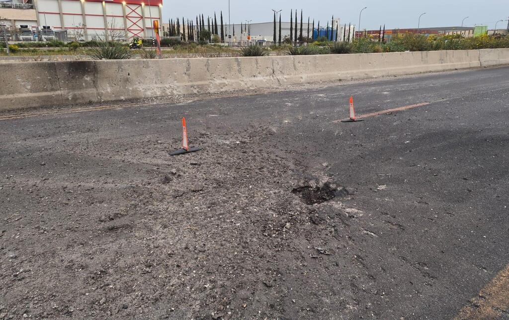 إغلاق شارع 4 جنوبًا قرب مسريك بعد سقوط شظايا