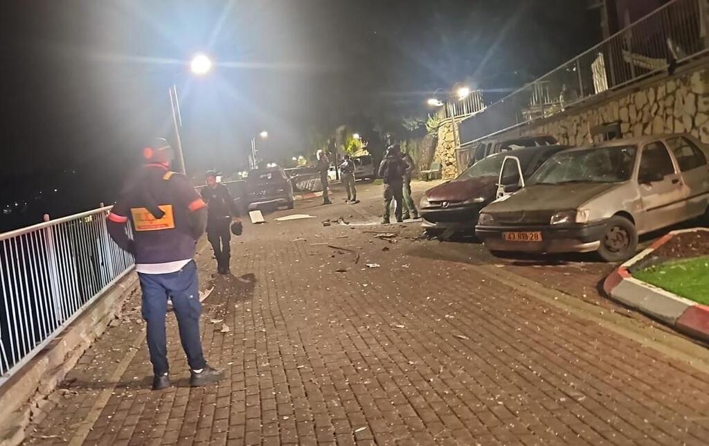 سقوط شظايا في الجليل الأعلى