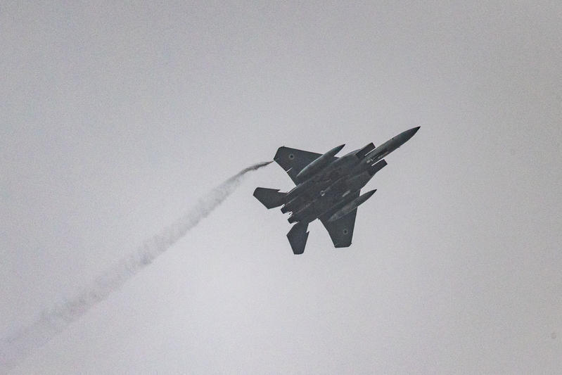 طائرة  تابعة لسلاح الجو الإسرائيلي خلال الحرب