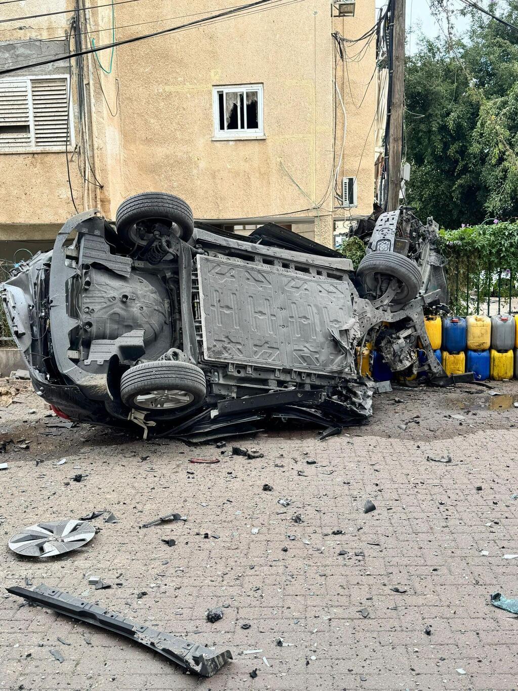 أضرار في المركز (الاطفاء والانقاذ) أضرار في المركز