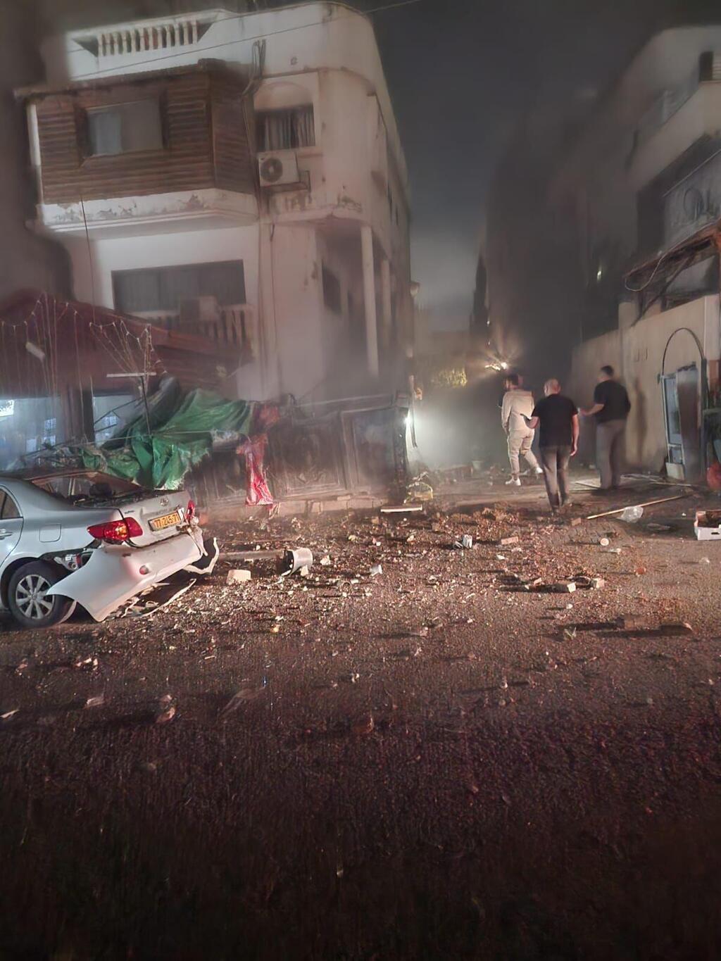 سقوط شظايا وأضرار مادية في مدينة كفرقاسم