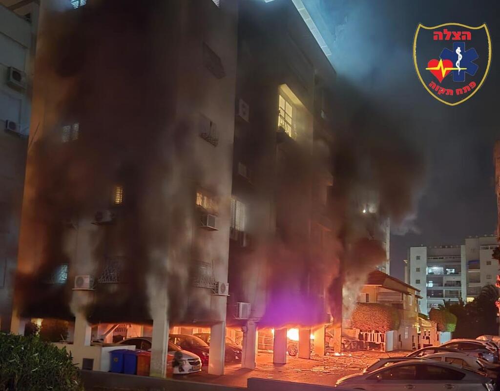 ضربة إيرانية عنيفة على مركز البلاد
