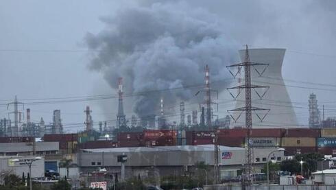 إصابة في مصافي النفط بحيفا في الرشقة الأخيرة من إيران
