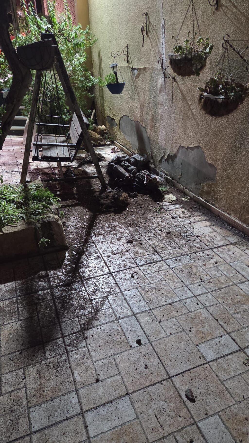 سقوط شظايا صاروخية في شفاعمرو