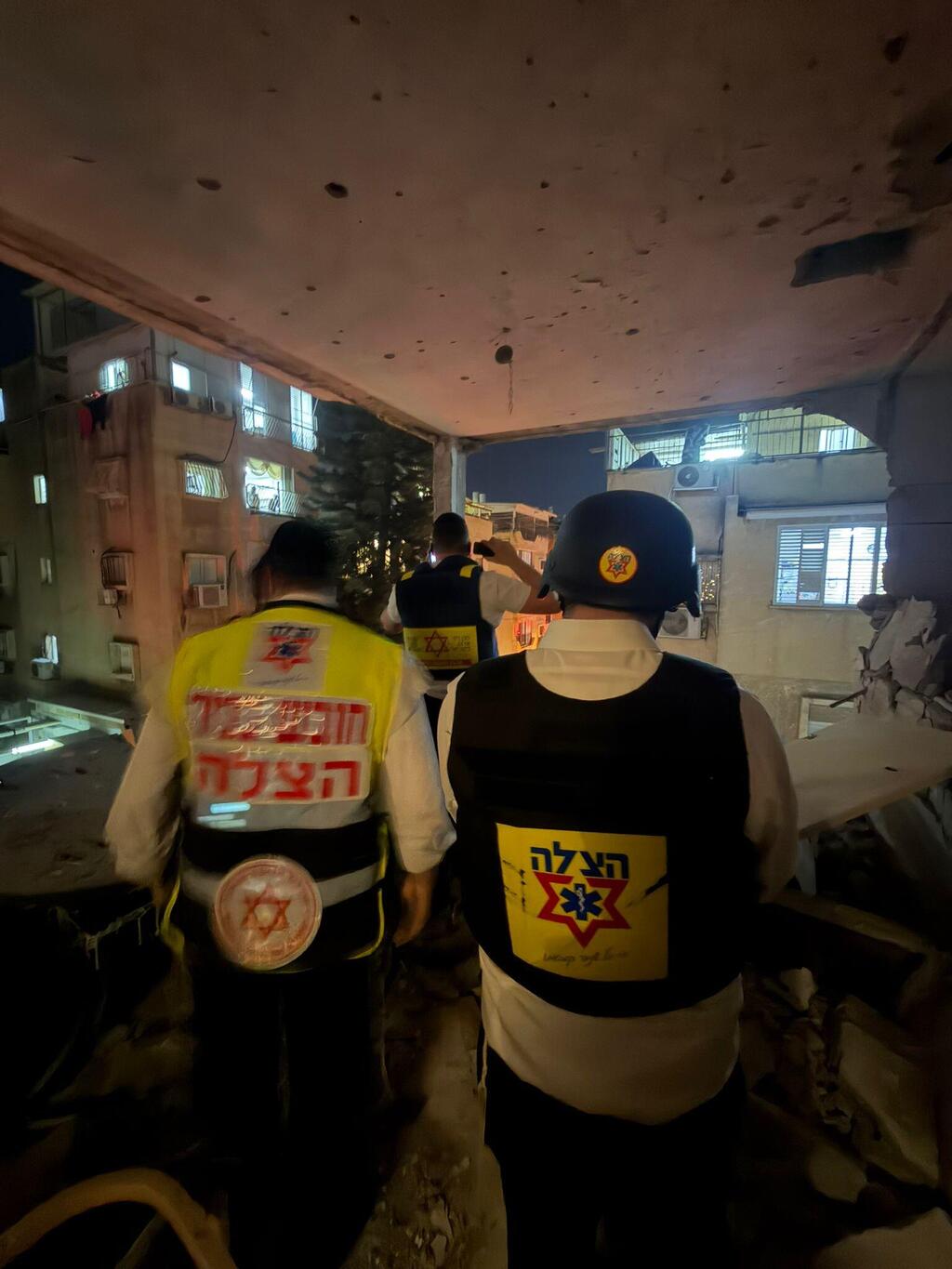 من مواقع السقوط في بني براك 