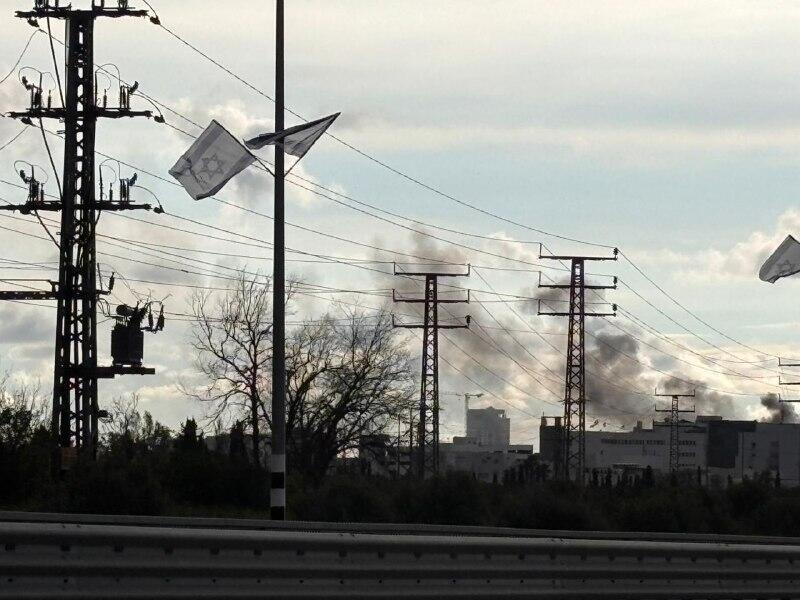 سقوط شظايا في نهاريا