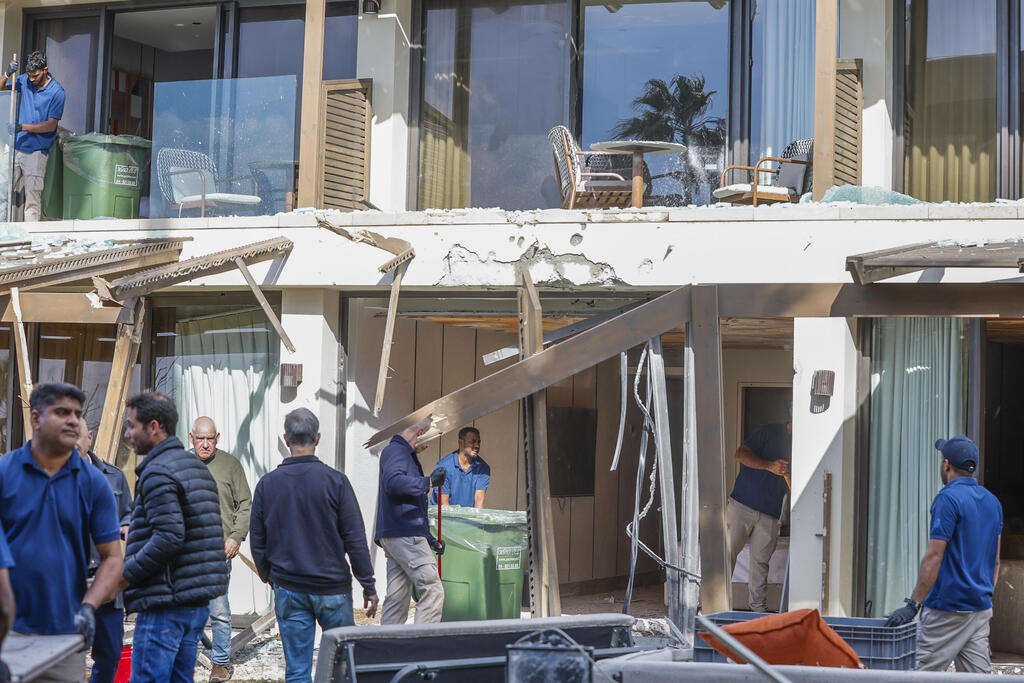 أضرار في فندق "دان أكاديا" بهرتسليا 