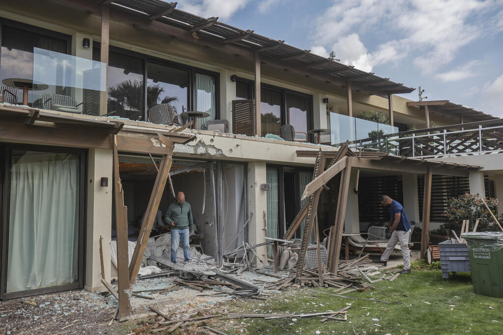 أضرار في فندق "دان أكاديا" بهرتسليا 