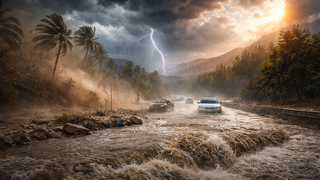 أمطار ورياح قوية وغبار وسيول مرتقبة في عدة مناطق