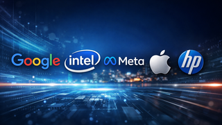شركات هايتك غوغل انتل ميتا آبل اتش بي