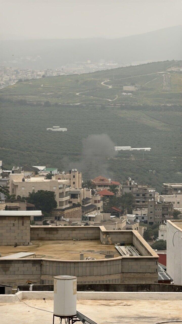 سقوط شظايا في بلدة البعنة في الشاغور في الرشقة الصاروخية الأخيرة من لبنان