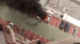 سقوط أجزاء صاروخ في حيفا