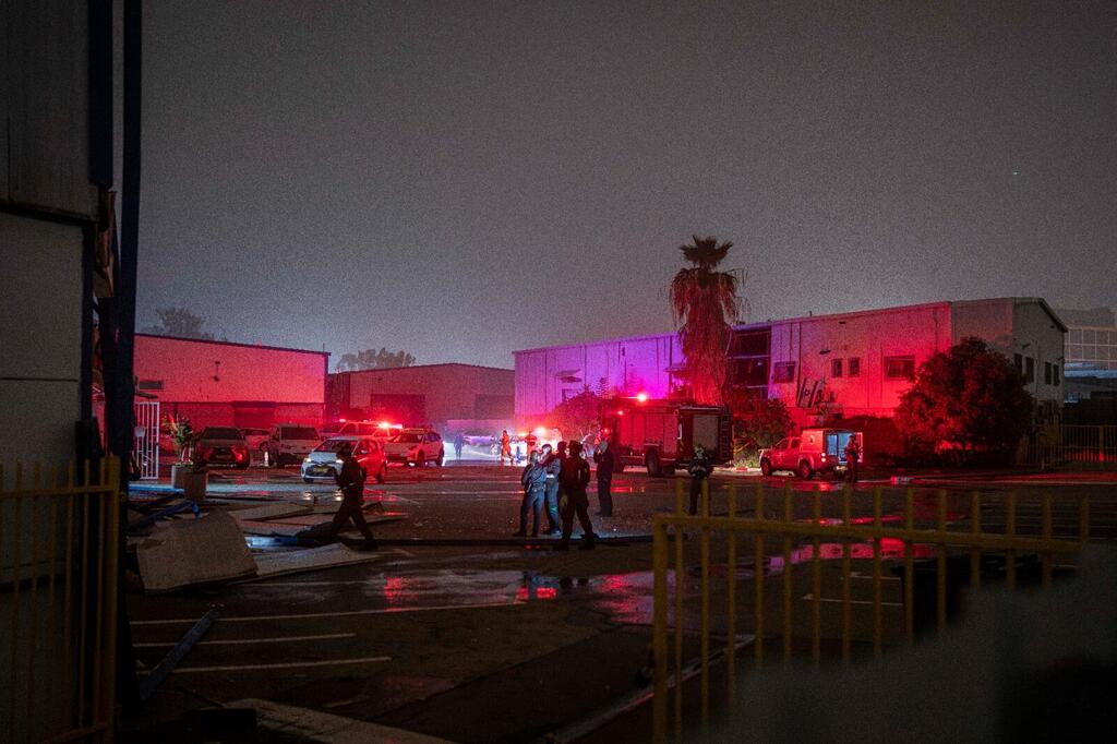 أضرار جسيمة لمصنع طائرات مسيّرة في بيتح تكفا بعد سقوط صاروخ إيراني