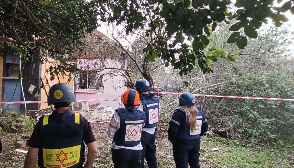 اصابة منزل في نهاريا