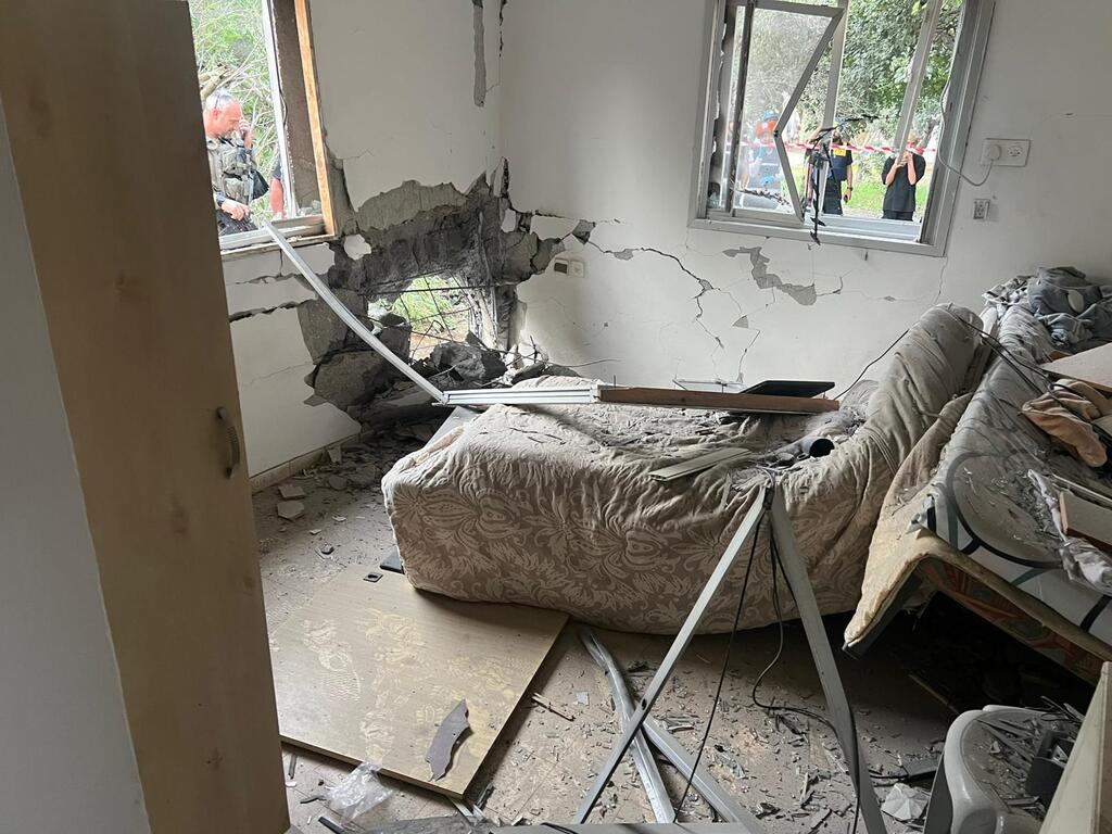 اصابة منزل في نهاريا