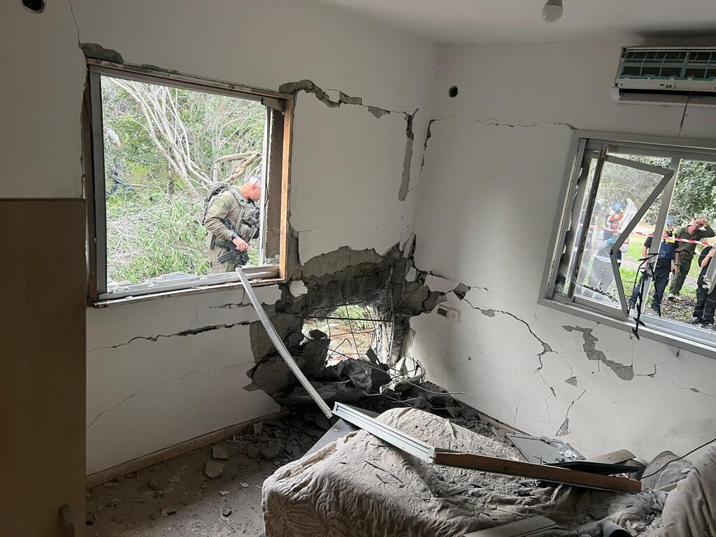 اصابة منزل في نهاريا