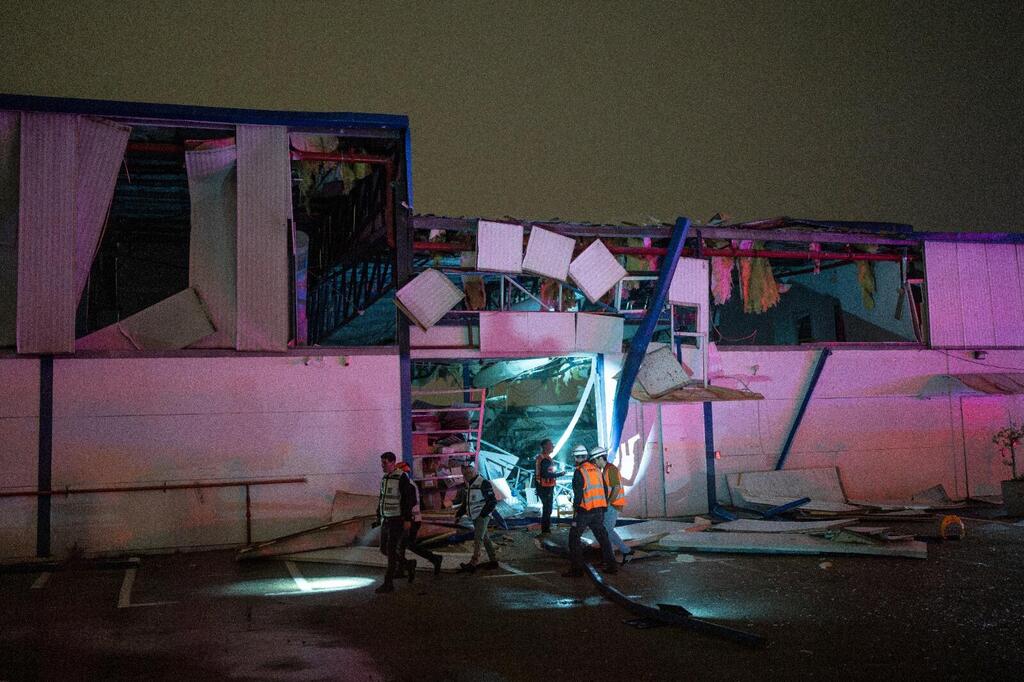 أضرار جسيمة لمصنع طائرات مسيّرة في بيتح تكفا بعد سقوط صاروخ إيراني