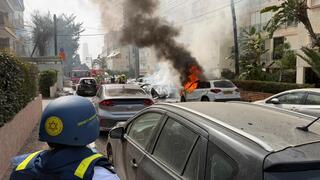 أضرار مادية في عدة مواقع بمنطقة المركز جراء الرشقة الصاروخية الأخيرة من إيران