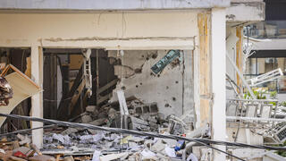 اضرار الصاروخ الايراني في منطقة المركز