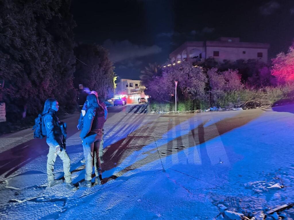 من موقع جريمة القتل في كفر قرع (راديو الناس) من موقع جريمة القتل في كفر قرع