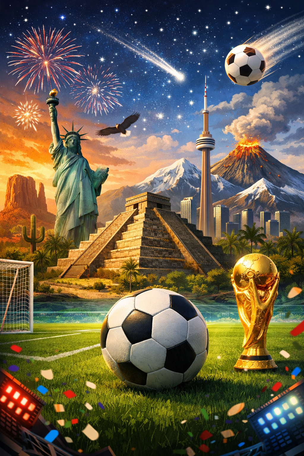 مونديال 2026 على صفيح ساخن (AI) مونديال 2026 على صفيح ساخن