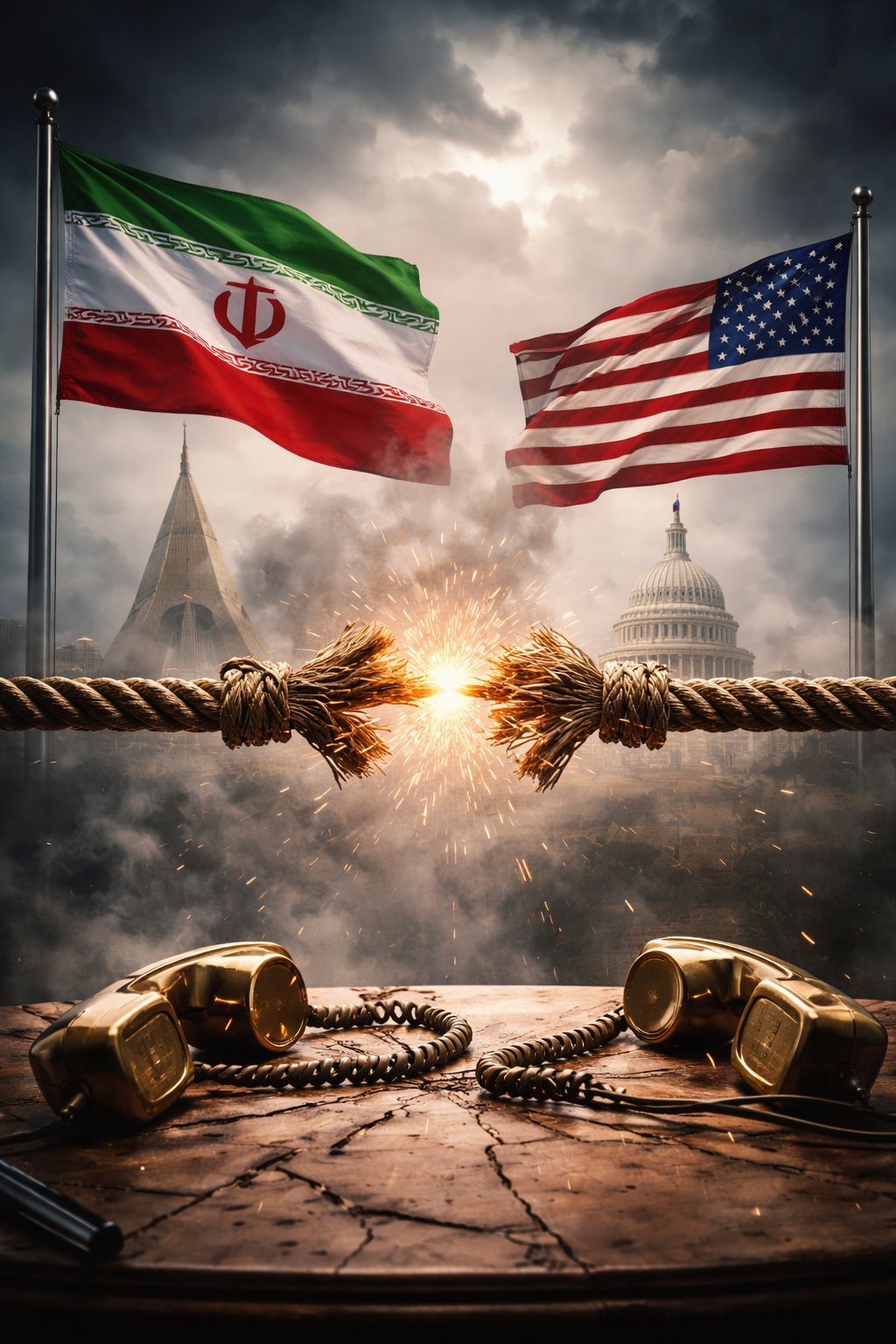 إعلام إيراني: مزاعم ترامب بشأن طلب طهران وقف الهجمات "كذبة جديدة" (AI) إيران تقطع التواصل الدبلوماسي المباشر مع الولايات المتحدة