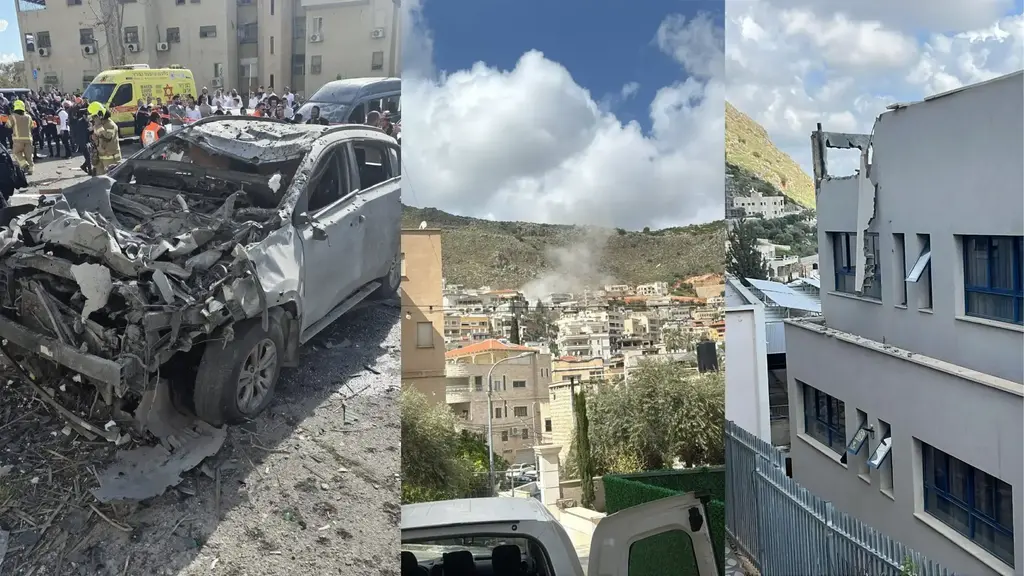 اضرار في الشاغور وصفد (اسعاف / تُستخدم هذه الصورة بموجب البند 27 أ من قانون الحقوق الأدبية (2007)) اضرار في الشاغور وصفد