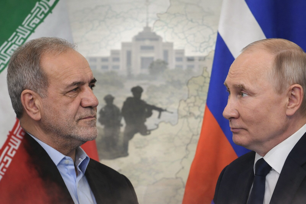 بزشكيان وبوتين يبحثان وقف إطلاق النار (AI) بزشكيان وبوتين يبحثان وقف إطلاق النار