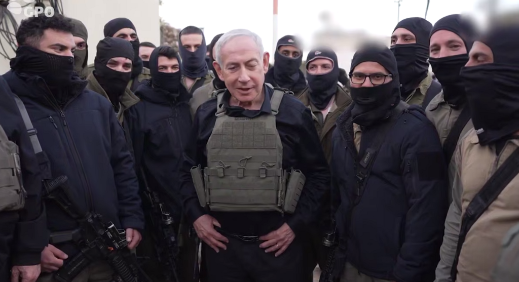 نتنياهو في جنوب لبنان