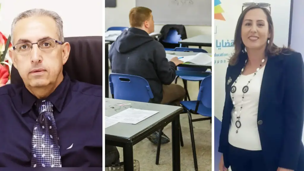 من اليمين: هديل كيال حاتم دهامشة