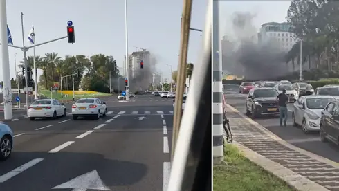 انفجار مسيرة في مدينة نهاريا