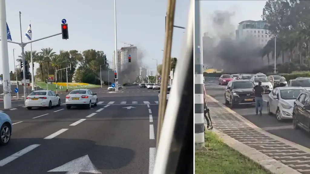 انفجار مسيرة في مدينة نهاريا