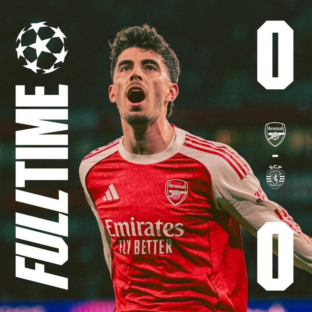 آرسنال يعبر إلى نصف نهائي الأبطال رغم التعثر 0-0 امام لشبونة 