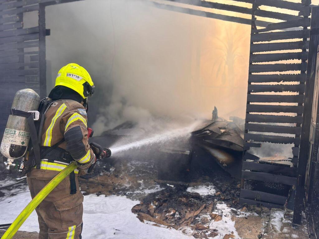 اندلاع حريق كبير في منزل بباقة الغربية 