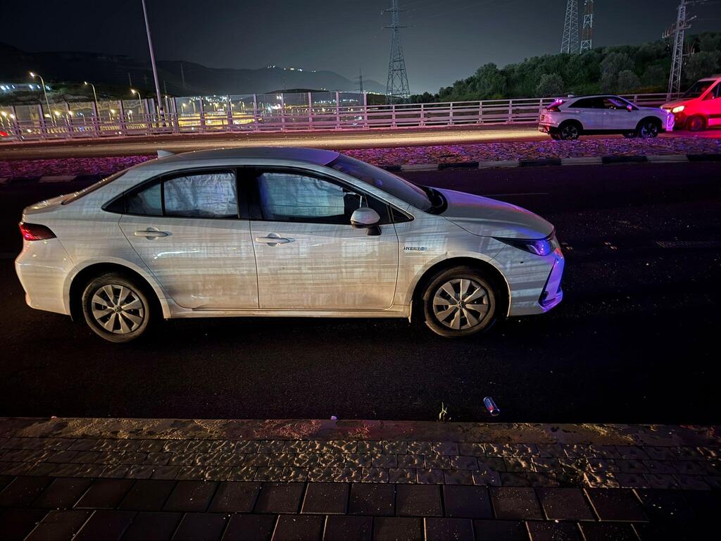 من مكان السقوط في مفرق كرمئيل - دير الأسد