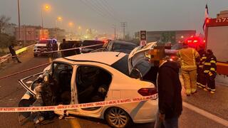 إصابة شابين بجراح خطيرة بينها حالة حرجة في حادث طرق قرب الطيبة