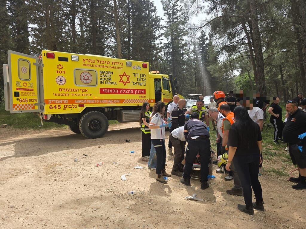  انقلاب مركبة "باغي" في أحراش صفورية قرب الناصرة