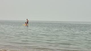 رياح قوية تضرب شواطئ بحيرة طبريا