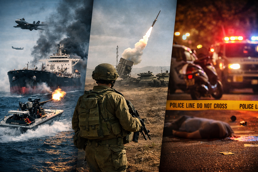 استنفار إسرائيلي وتوتر في هرمز وجرائم عنف محليًا | أبرز أحداث الليلة الماضية