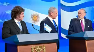 هاكابي، نتنياهو وميلي