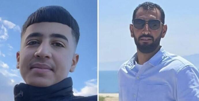 الضحايا: الطفل أوس النعسان والمواطن جهاد أبو نعيم